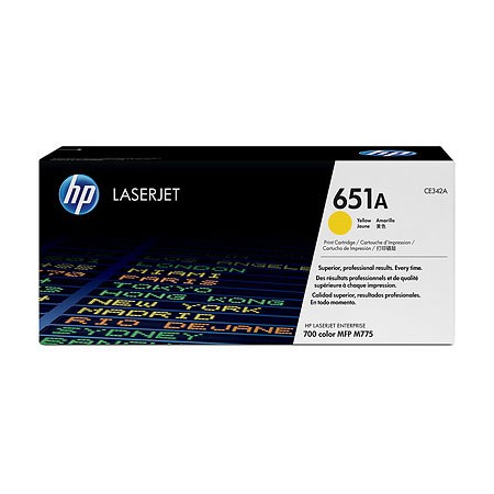 Картридж для принтера и МФУ HP CE342A желтый 651A