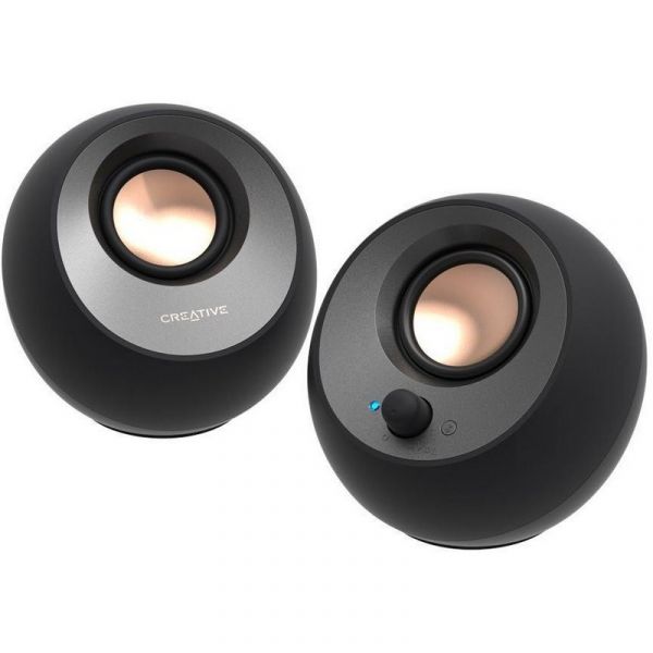 Портативная колонка Creative Pebble V3 MF1700 2.0 черный